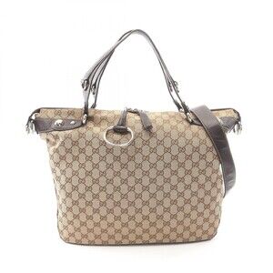 Gucci Gg Canvas Shoulder Crossbody Tote #312935G98B